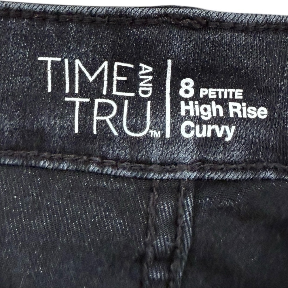 Time and Tru Women's Black Skinny Jeans - Picture 7 of 13